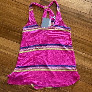 Splendid Vibrant Pink and Multicolor Tank